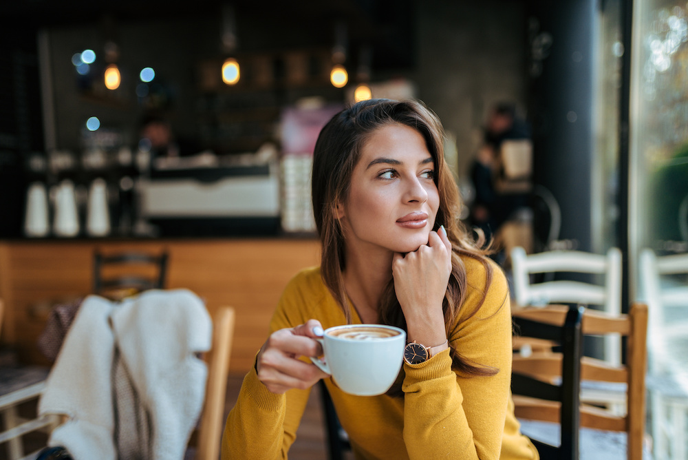 Drinking Coffee
